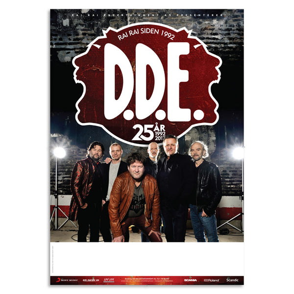 DDE 25 år (2017) - plakat